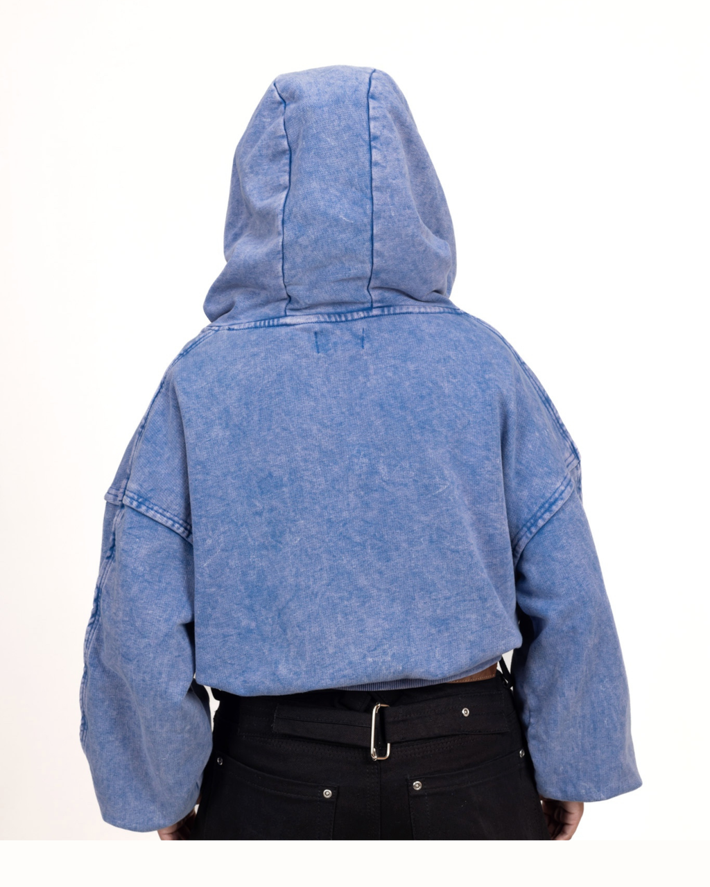 460 GSM "Frosted Blue Hoodie"
