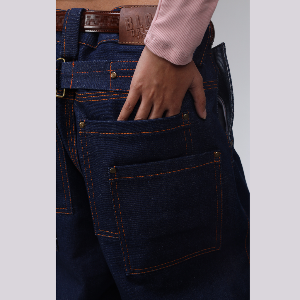 15 Oz "Raw Blue Jeans"