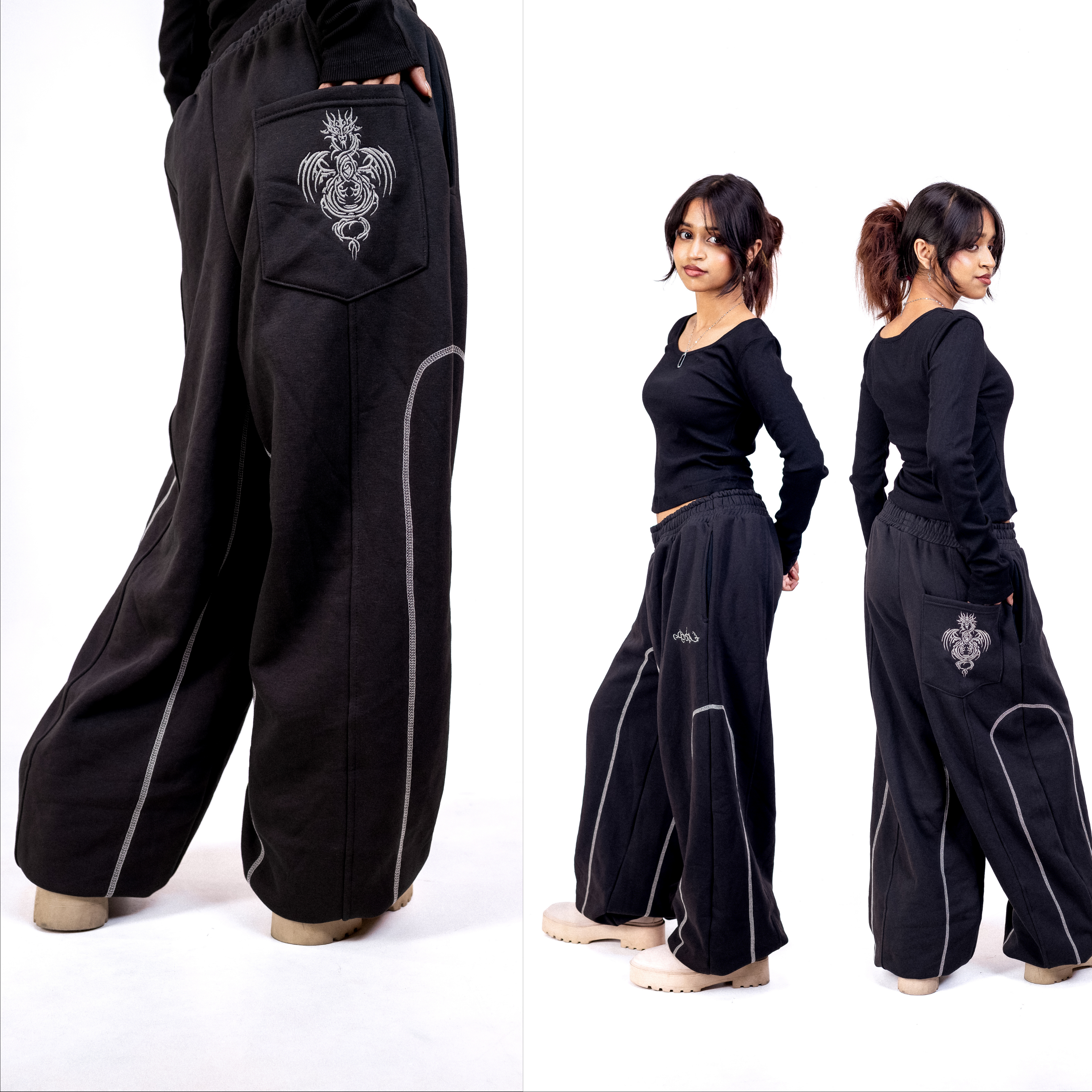 V3 baggy 15k stitched sweatpants